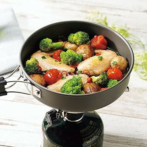 KAKUSEE（カクセー） GoGoキャンプメシ ポータブルキャンピングフライパン19cm 直火専用 thumbnail 3