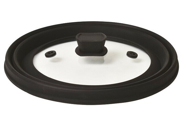 和平フレイズ（FREIZ） パークレーン 折りたためるマルチ伸縮カバーBK キッチン用品 調理器具 調理用蓋 ふ thumbnail 4