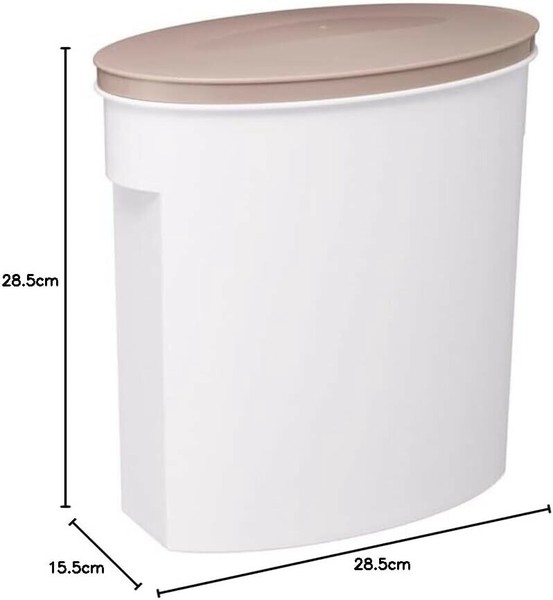 Iseto（伊勢藤） お米袋そのまま保存ケース 5kg ホワイト 米びつ お米保存 キッチン用品 thumbnail 4