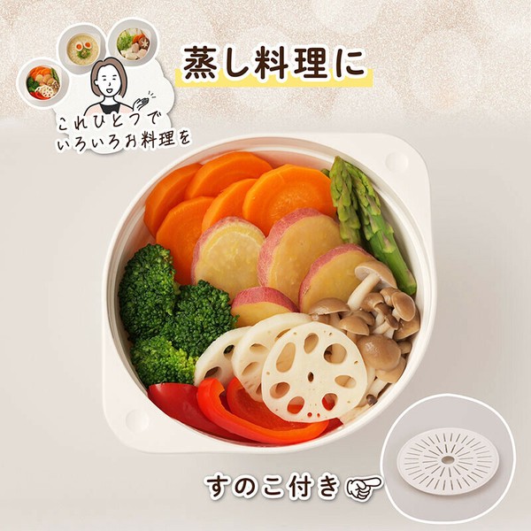 TableCraft（テーブルクラフト） 電子レンジ調理鍋 1.5L マルチポット 510-58 thumbnail 4