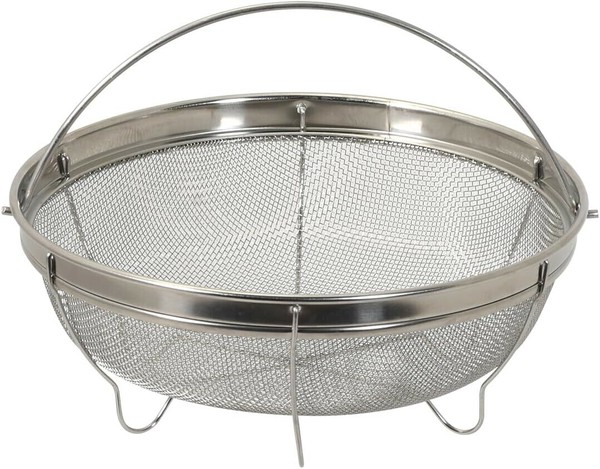 パール金属（PEARL LIFE） ふっ素加工IH対応ガラス蓋付卓上鍋20cm(ザル付) HC-896 thumbnail 5