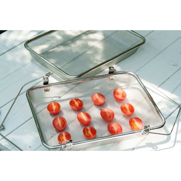 ヨシカワ（yoshikawa） 暮らし良い道具 ステンレス角型干しかご 2段 ドライフルーツ バスケット YJ3860 thumbnail 5