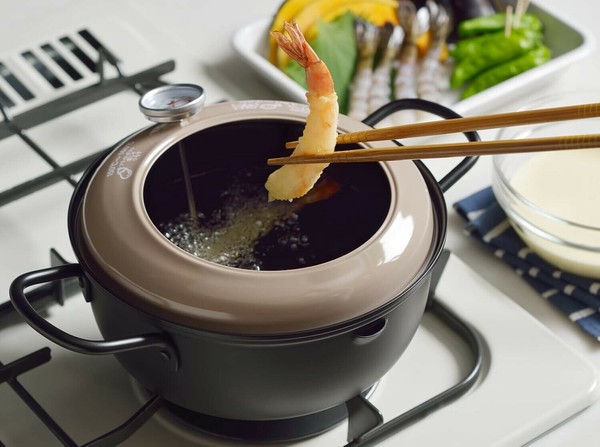 ヨシカワ（yoshikawa） あげた亭 天ぷら鍋 20cm IH対応 温度計付 SH9257 thumbnail 4