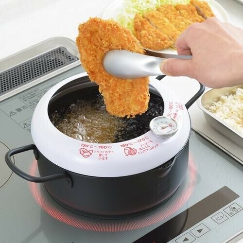 ヨシカワ（yoshikawa） あげた亭 天ぷら鍋 20cm IH対応 温度計付 SH9257 thumbnail 7