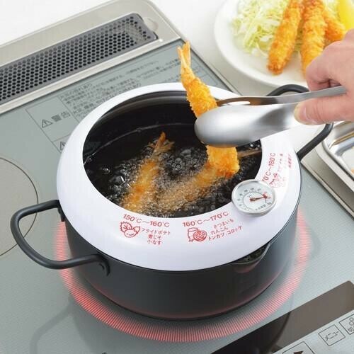 ヨシカワ（yoshikawa） あげた亭 天ぷら鍋 20cm IH対応 温度計付 SH9257 thumbnail 8