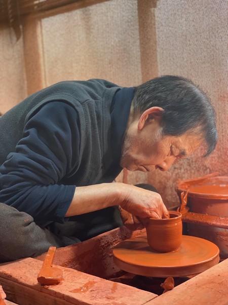 職人の『技』が光る急須です！■常滑焼急須昭龍丸型天目雅蓋急須 昭龍作 260cc thumbnail 8