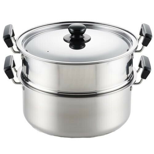 ヨシカワ（yoshikawa） 蒸しもの鍋満菜 二段蒸し器 30㎝ SH9868 thumbnail 3