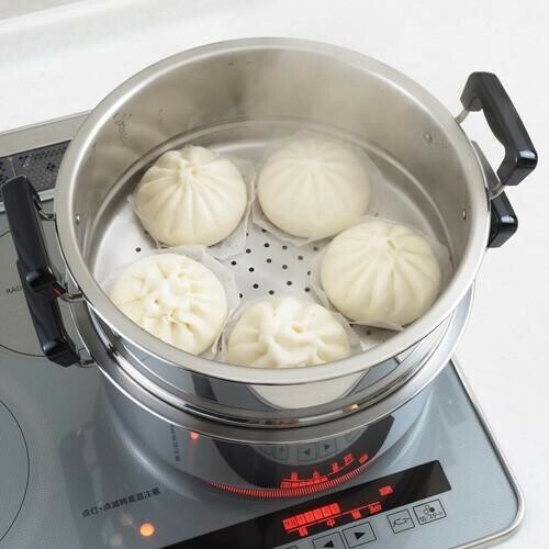 ヨシカワ（yoshikawa） 蒸しもの鍋満菜 二段蒸し器 30㎝ SH9868 thumbnail 9