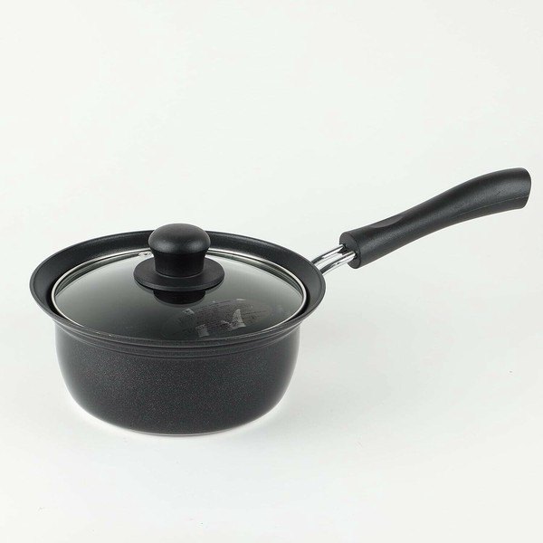 パール金属（PEARL LIFE） バブシャッター 片手鍋 18cm IH対応 ガラス鍋蓋付 内面フッ素加工  HB-2872 thumbnail 5