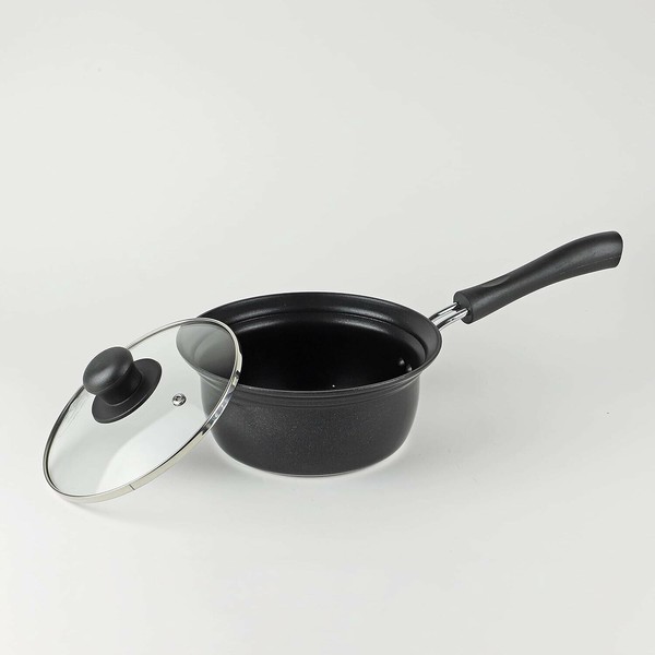 パール金属（PEARL LIFE） バブシャッター 片手鍋 18cm IH対応 ガラス鍋蓋付 内面フッ素加工  HB-2872 thumbnail 7