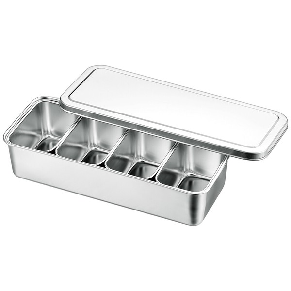 18-8 ミニ調味料入れバット 4入横長型