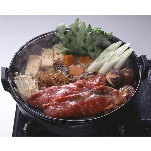 鉄鋳物すき焼き鍋絆20cm IH対応 日本製 thumbnail 2
