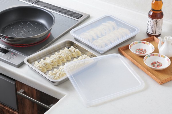 ヨシカワ ステンレス 浅型 バット セット 2PCS SJ3659 thumbnail 3