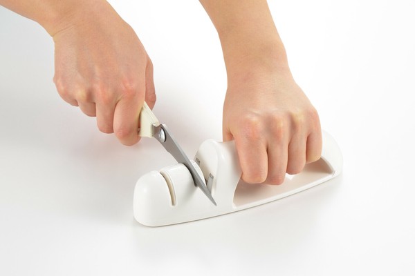 ヨシカワ（yoshikawa） ニューキッチンベーシック 包丁・ハサミも研げるステンレス製専用の研ぎ器 日本製 SJ2962 thumbnail 3