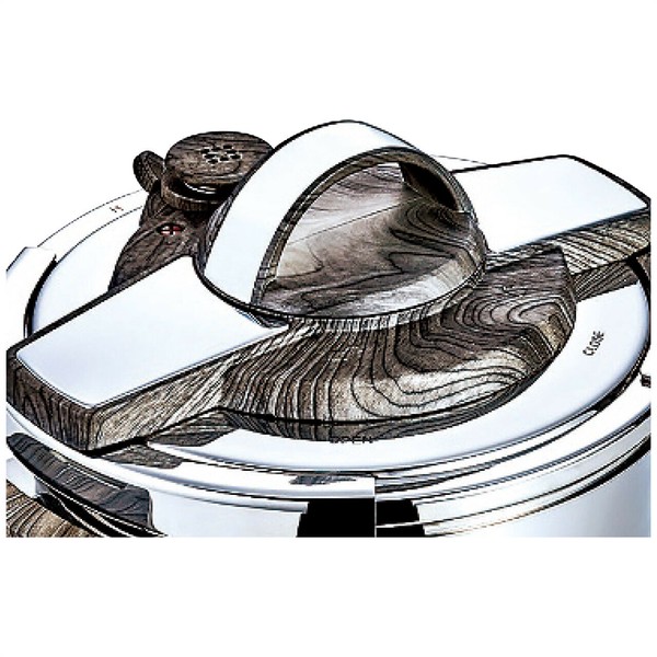 ケヴンハウン（Kevnhaun） 片手圧力鍋 木目調ハンドル 4L thumbnail 2