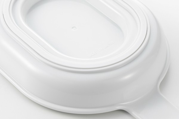 ヨシカワ 底面はすべり止め付き！らくらくおろし器（受け皿付） thumbnail 2