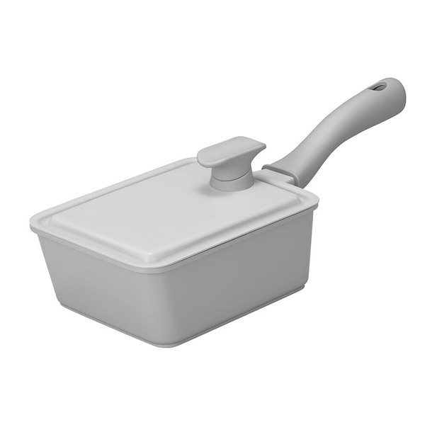 CB JAPAN（シービージャパン） Supot 深型 四角 フライパン 13×18cm ベージュ thumbnail 3