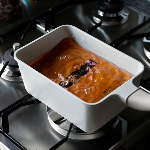 CB JAPAN（シービージャパン） Supot 深型 四角 フライパン 13×18cm ベージュ thumbnail 9