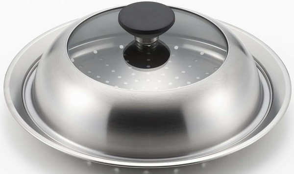 ヨシカワ（yoshikawa） 見える！フライパン用蒸し器20-22cm YJ3211 thumbnail 3