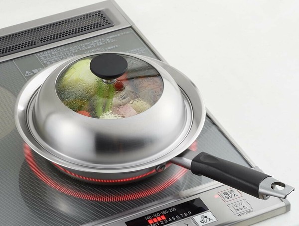 ヨシカワ（yoshikawa） 見える！フライパン用蒸し器20-22cm YJ3211 thumbnail 8