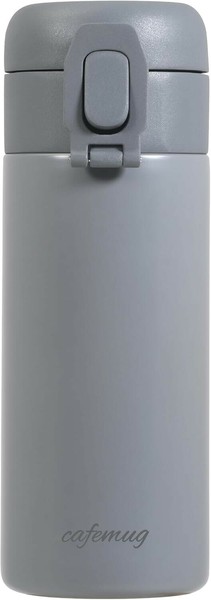 パール金属（PEARL LIFE） カフェマグ シームレスワンタッチマグボトル350 パッキン一体型 ボトル HC-838 ダークグレー thumbnail 6