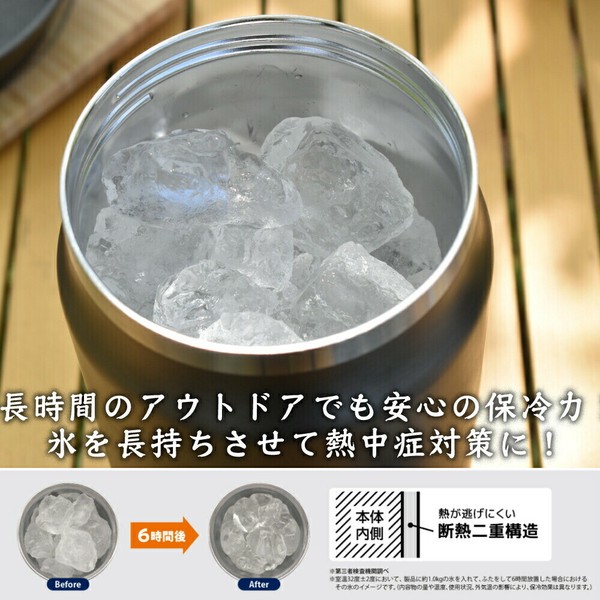 FREEAP（フリーアップ） アイスタンク メタリックグレー K-10689MG アウトドア バーベ thumbnail 2