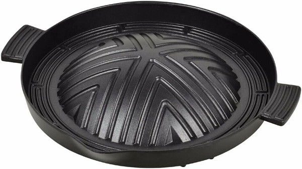 パール金属（PEARL LIFE） 焼肉っ! ふっ素樹脂加工アルミ鋳物製焼肉プルコギグリル HB-3555 thumbnail 2