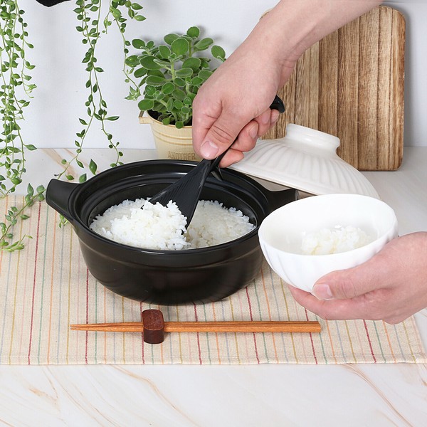 Astro（アストロ） しゃもじ ブラック 抗菌 備長炭入り 食洗機対応 自立 立つしゃもじ ブラック 1本 510-43 thumbnail 5