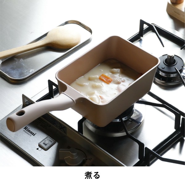 CB JAPAN（シービージャパン） 深型四角フライパン 茹でる 炊く 炒める 揚げる 焼く 煮る グレー thumbnail 10