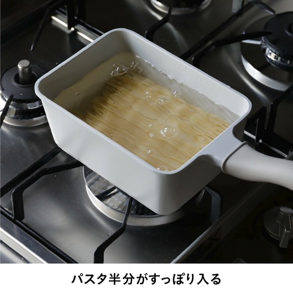 CB JAPAN（シービージャパン） 深型四角フライパン 茹でる 炊く 炒める 揚げる 焼く 煮る グレー thumbnail 5