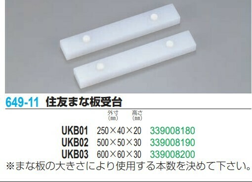 住ベテクノプラスチック（SUMIBE TECHNO PLASTICS） 住友まな板受台 UKB01 thumbnail 2