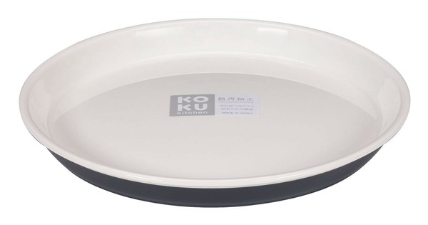 KOKUBO（小久保工業所） KOKUラウンド平皿 小 アイアンブルー thumbnail 2