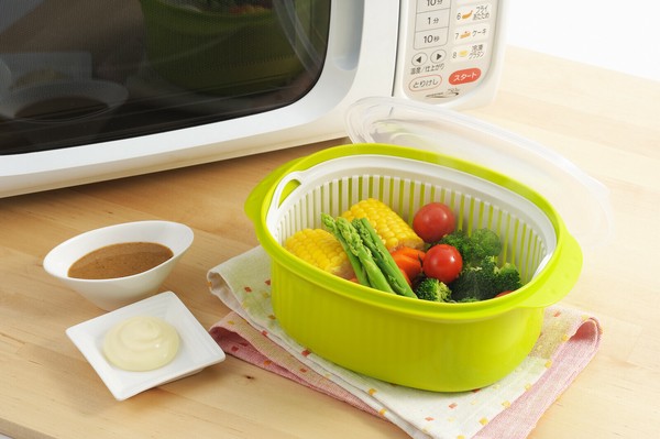 ヨシカワ（yoshikawa） あっ！とレンジ 茹で蒸し工房 日本製 SP1256 thumbnail 5