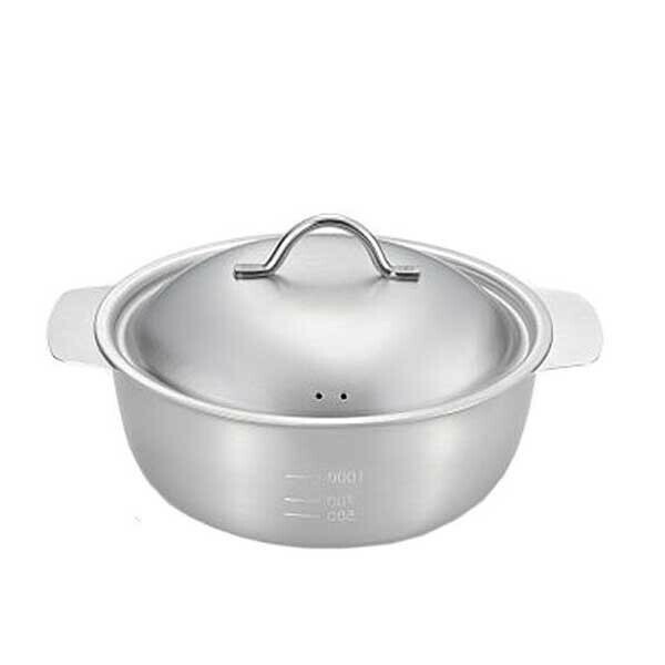 3COINS（スリーコインズ） 美味彩菜 卓上鍋 18cm ステンレス製 目盛付 SJ3627 thumbnail 2