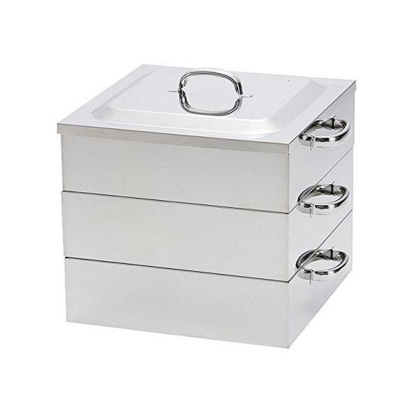 電磁用角蒸器 2段 39cm 045087