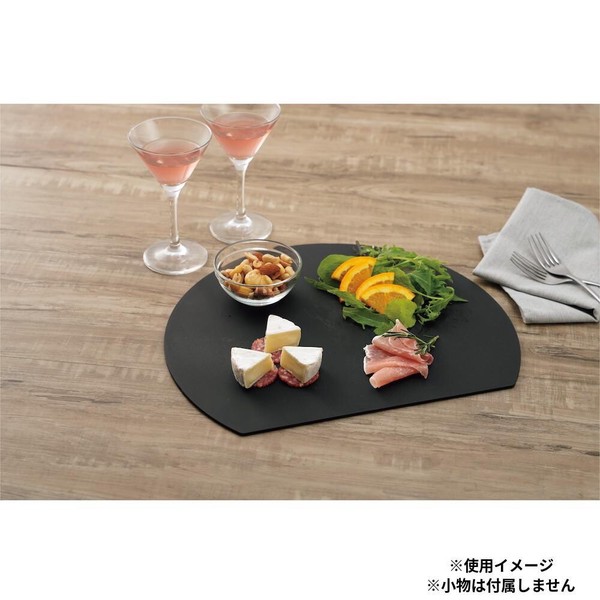 DEL-13 Delicias Black 抗菌TPUまな板 かまぼこ型 62058065 thumbnail 5