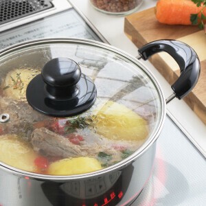 ヨシカワ（yoshikawa） 両手鍋20cm SJ3773 クックルック ベーシック thumbnail 5