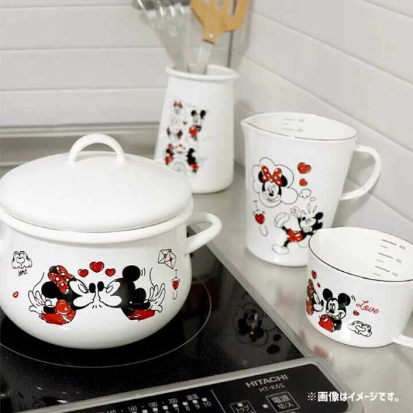 タマハシ ミッキー＆ミニー ホーロー両手鍋16cm MMJ-04 thumbnail 3
