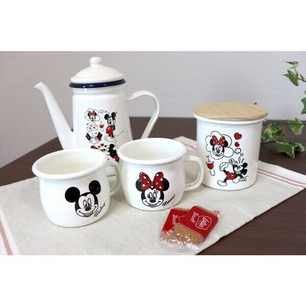 タマハシ ミッキー＆ミニー ホーロー両手鍋16cm MMJ-04 thumbnail 5