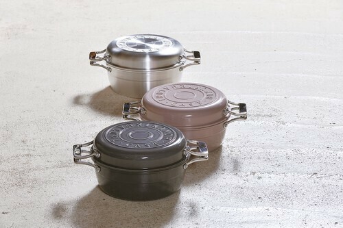 北陸アルミニウム（hokua） HAMON 無水調理鍋 しろがね 21cm ＜日本製＞【オール熱源対応】 thumbnail 3