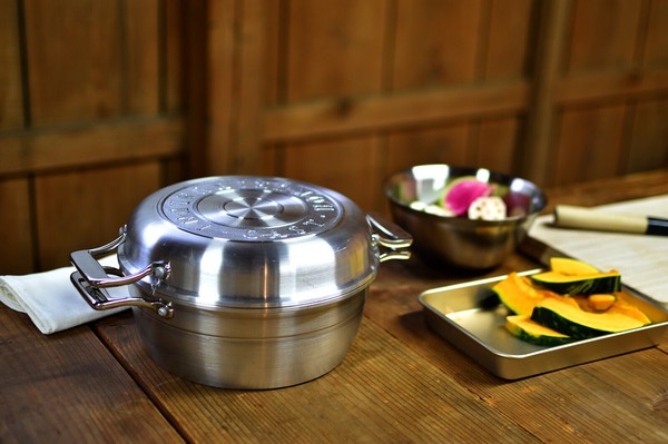 北陸アルミニウム（hokua） HAMON 無水調理鍋 しろがね 21cm ＜日本製＞【オール熱源対応】 thumbnail 8