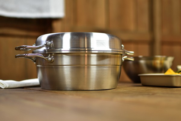 北陸アルミニウム（hokua） HAMON 無水調理鍋 しろがね 21cm ＜日本製＞【オール熱源対応】 thumbnail 9