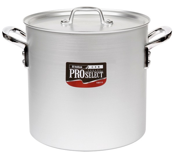 北陸アルミニウム（hokua） プロセレクト寸胴鍋 54cm ＜日本製＞【ガス火専用】