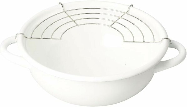 パール金属（PEARL LIFE） ブランキッチン ホーロー天ぷら鍋20㎝ HB-3677 thumbnail 2