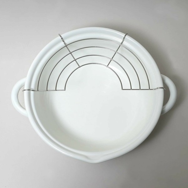 パール金属（PEARL LIFE） ブランキッチン ホーロー天ぷら鍋20㎝ HB-3677 thumbnail 3