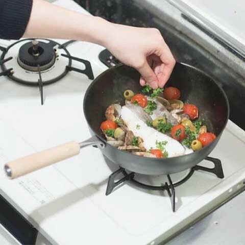 杉山金属（Sugiyama Kinzoku） 匠味 鉄ミニイタメ鍋 20cm KS-3351 thumbnail 4