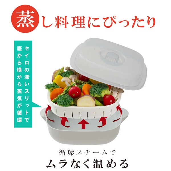 Astro（アストロ） スチームポット レシピ付 電子レンジ用 510-50 thumbnail 4