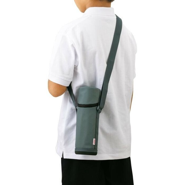 サーモス（THERMOS） マイボトルポーチ 500ml用 ブラック(BK) ボトルカバー ショルダー APG-502 thumbnail 2