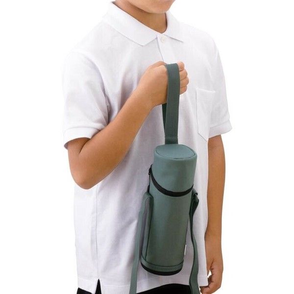 サーモス（THERMOS） マイボトルポーチ 500ml用 ブラック(BK) ボトルカバー ショルダー APG-502 thumbnail 3