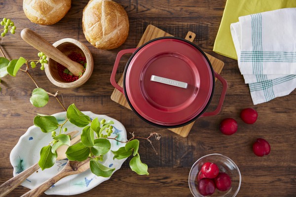 IRIS OHYAMA（アイリスオーヤマ） 無加水 鍋 IH/ガス火対応 COTOCO SMKSN-S20 20cm ビーツレッド thumbnail 4